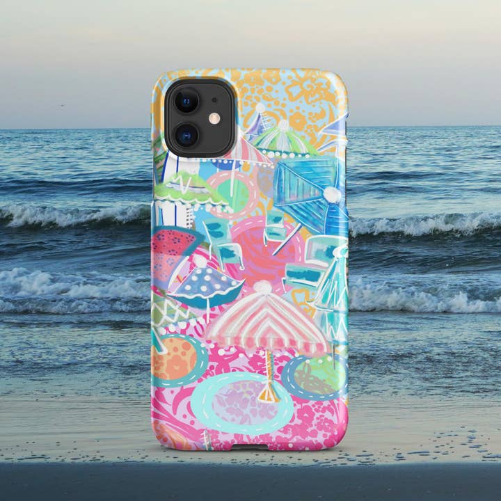 Coque de téléphone abstraite de plage pour la vente par Of Light & Sea