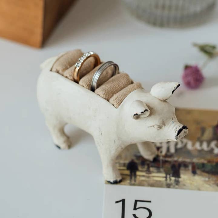 RESIN PIG JEWELRY HOLDER and other Purchase Wholesale merchandise. Free Returns & Net 60 Terms on Faire trending on Faire.