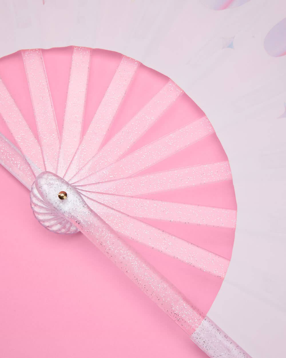 xo, Fetti - Wholesale Handheld Folding Fan - Bride to Be Iridescent Folding Fan | Bachelorette Bridal 7