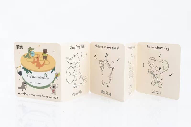 ToysLink - Wholesale Musical Toy - Kids & Baby - Outback Beats (Wooden drum with Australian animals)7