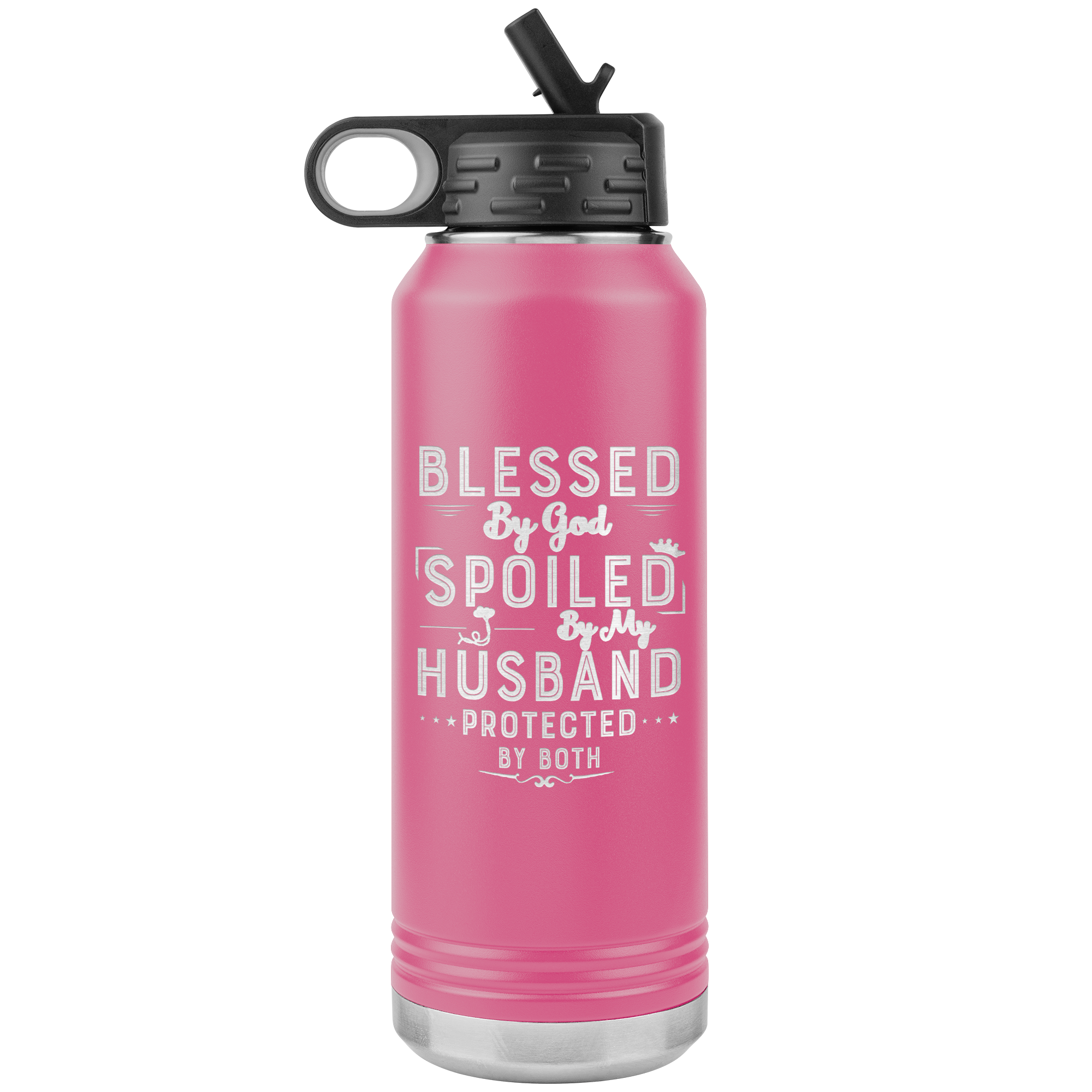 LA Shirt Company - Wholesale Water Bottle - Blessed By God - 32OZ WATER BOTTLE INSULATED10