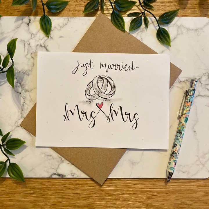Just Married! - Mrs & Mrs for wholesale by Crafty Tinks