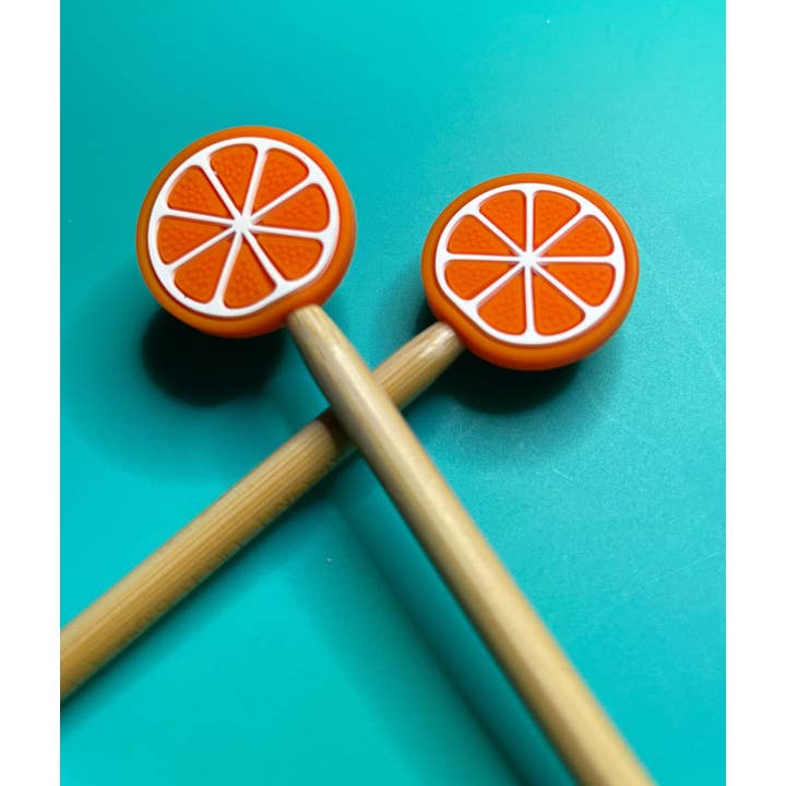 Comma Craft Co - Wholesale Knitting/Crochet Supplies - Kawaii Cute Fruit Orange Juice Citrus Summer Silicone
