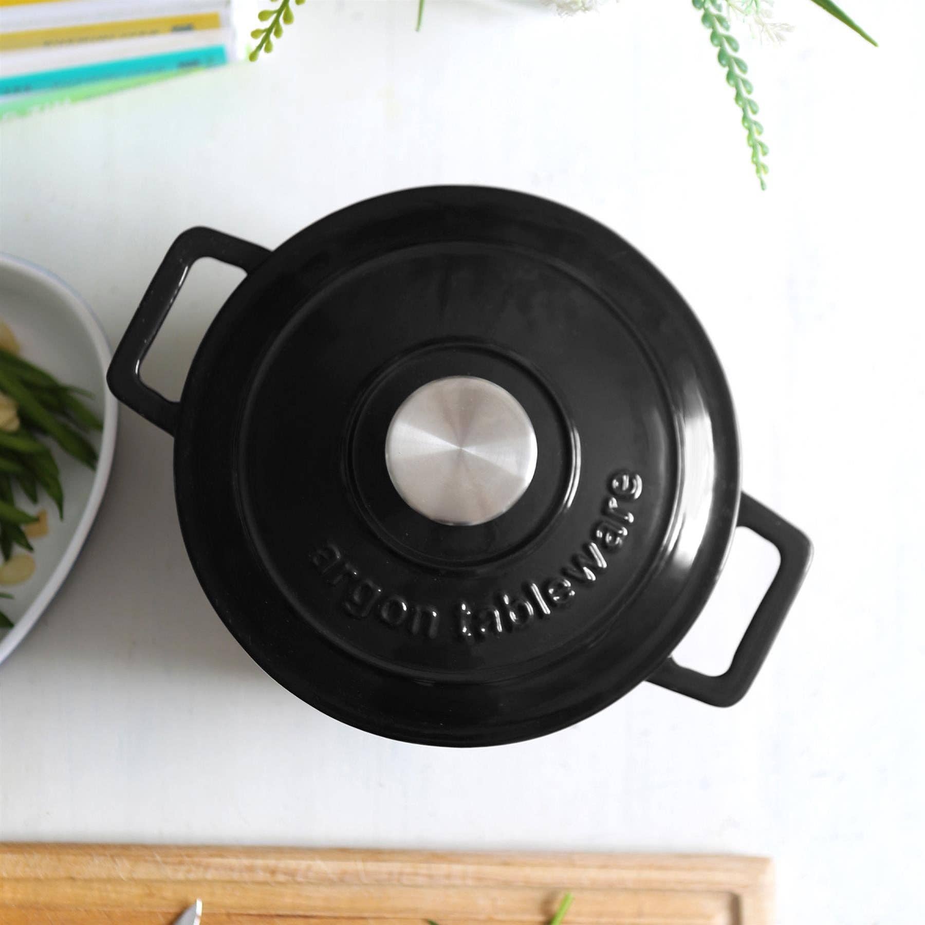 Rinkit Ltd - Vente Marmites - Cocotte Ronde en Fonte - 2,8L39