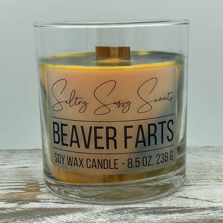 Beaver Farts - Soy Wax Candle for wholesale by Sultry Sassy Scents