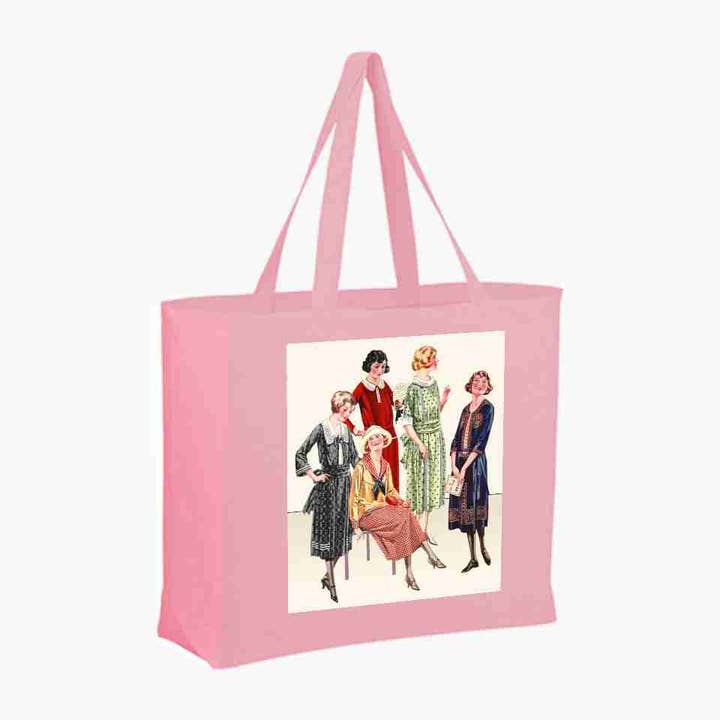 Ladies Fashion 1900s Pink Tote Grocery New Bag for wholesale by BMS BIZ