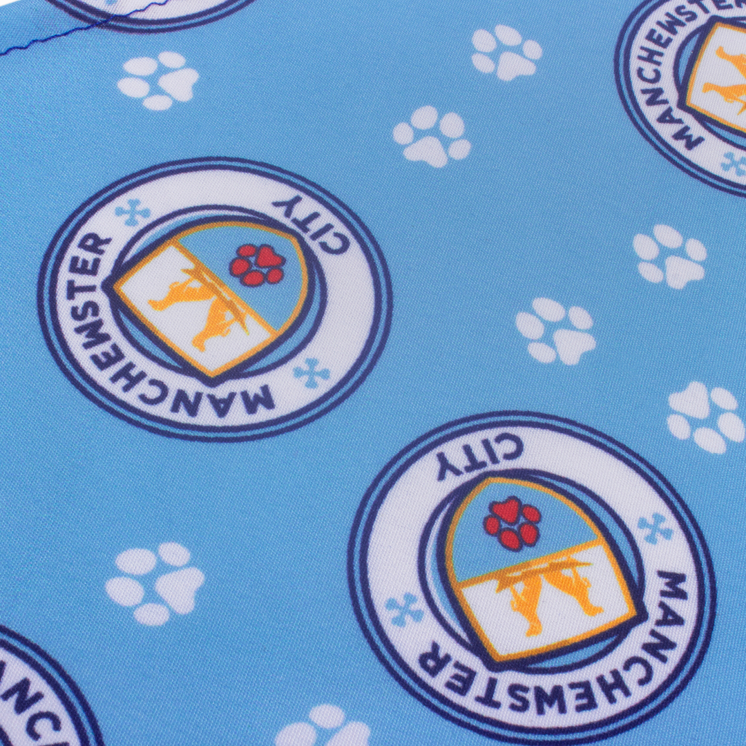 Floofball – wholesale Bandana - Hund – Manchewster City Hundhalsduk1