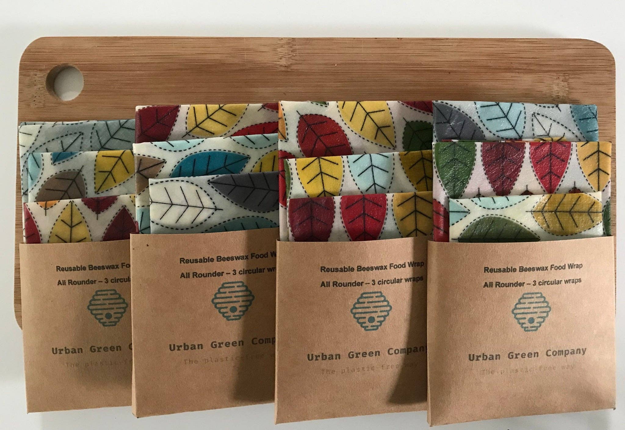 Urban Green Company - Wholesale Food Storage Wrap/Bag - Beeswax -Assorted Square wraps4