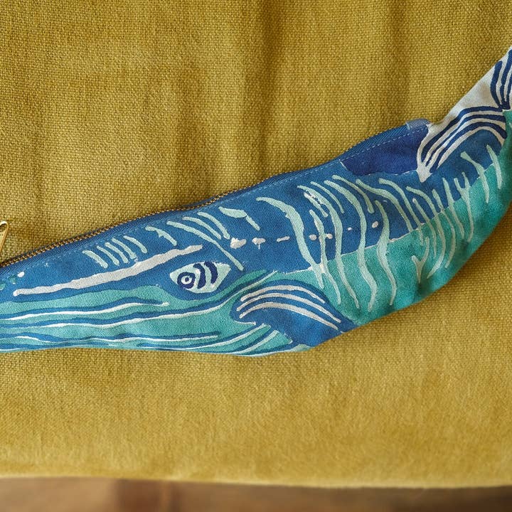 East End Press - Wholesale Pencil Case/Pouch - Whale Fabric Case16
