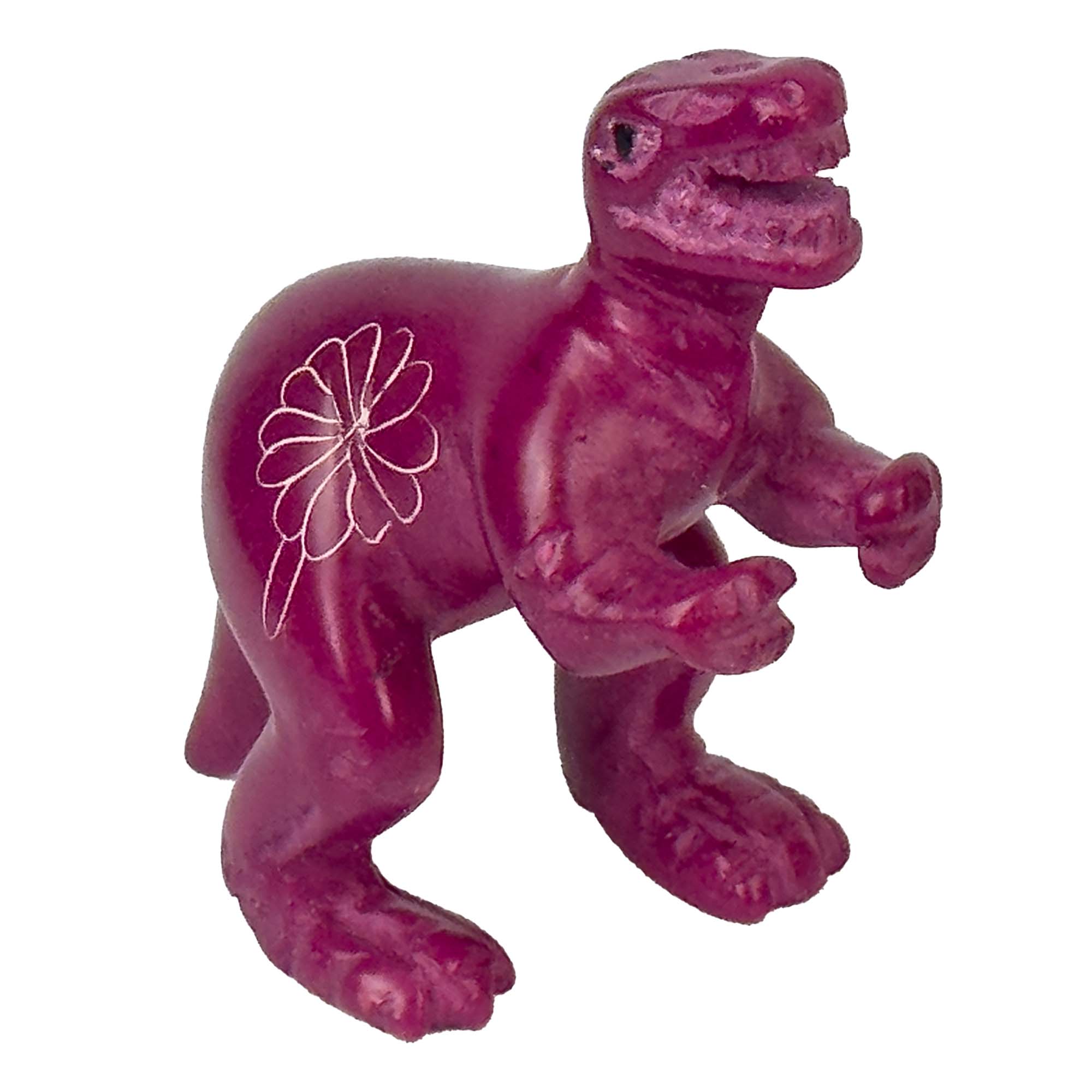 Global Crafts - Wholesale Decorative Figurine - Soapstone Tyrannosaurus Dinosaur - Sold as Assorted Colors0