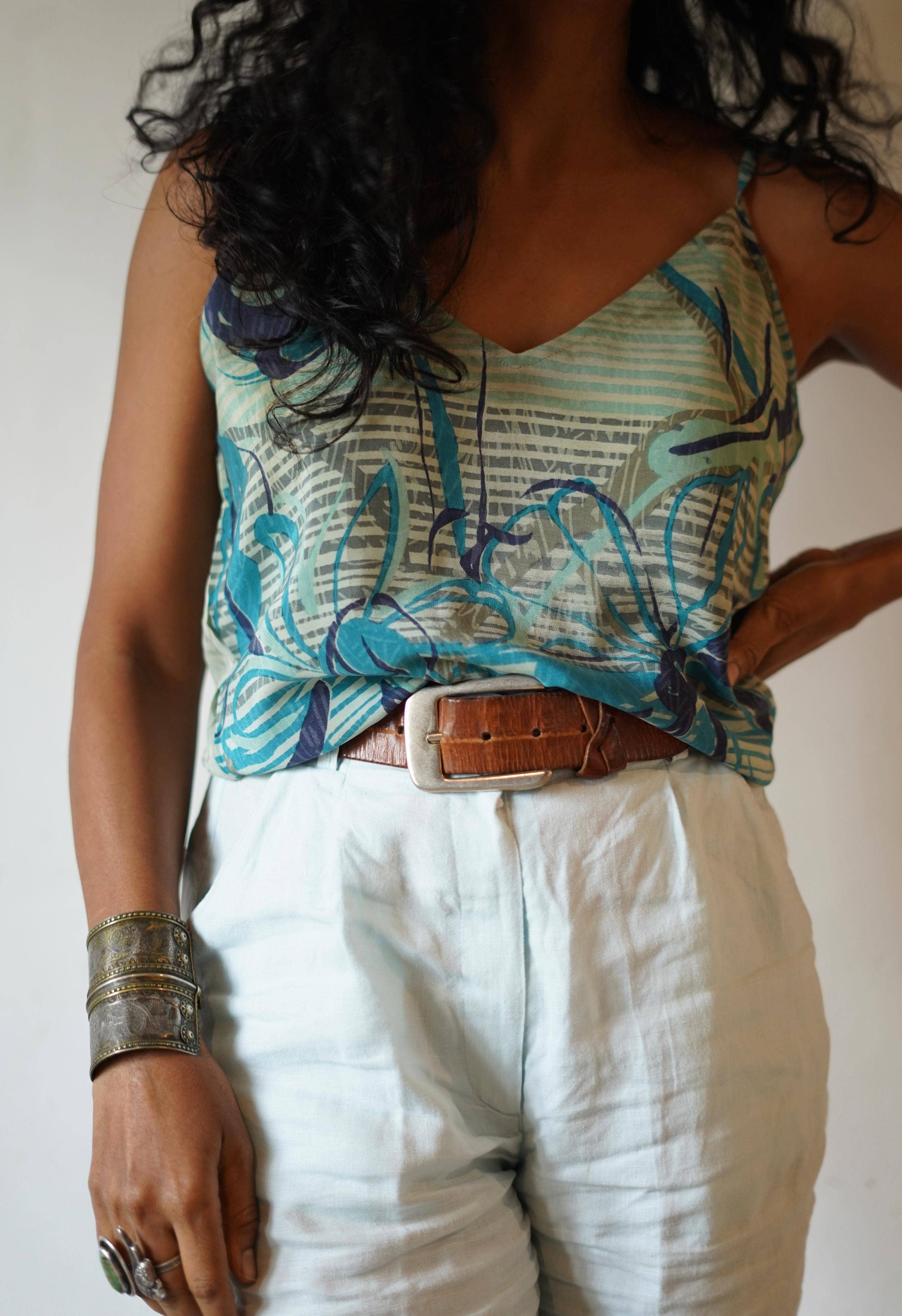 Annahmol - Wholesale Camisole - Women's - Vintage Silk Zero-Waste Cami1