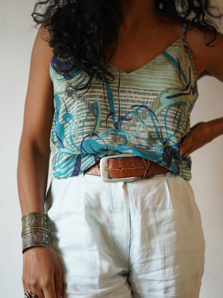 Annahmol - Wholesale Camisole - Women's - Vintage Silk Zero-Waste Cami1