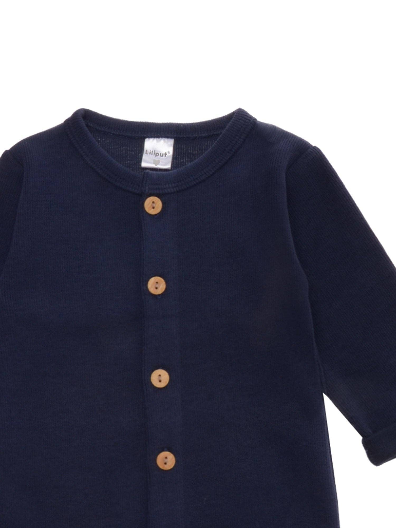 Liliput – wholesale Jumpsuit – Baby – Rib-knit jumpsuit in navy1