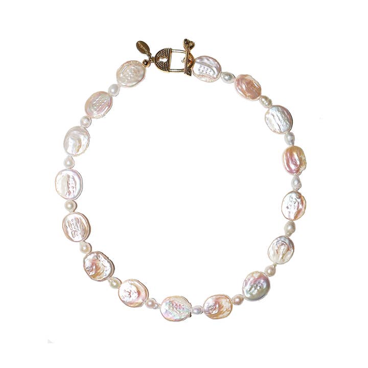 DAPHNE BAROQUE FRESHWATER PEARL NECKLACE for wholesale by Epona Valley