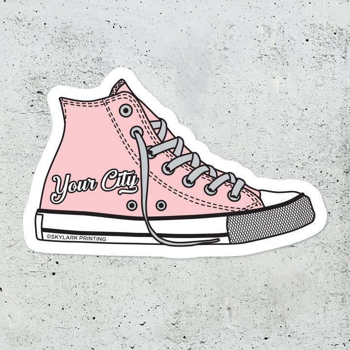 Skylark Printing - Wholesale Sticker - Custom Vintage High Top Shoe Souvenir Sticker12