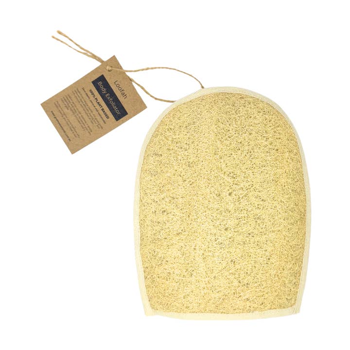 Loofah Body Exfoliator Glove for wholesale by Nurture Goods