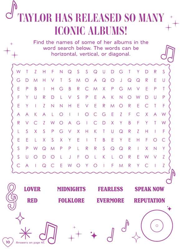 Simon & Schuster - Wholesale Coloring & Activity Book - Kids & Baby - Taylor's World: Coloring and Activity Book with 7 heart-shaped stackable markers by Delaney Foerster9