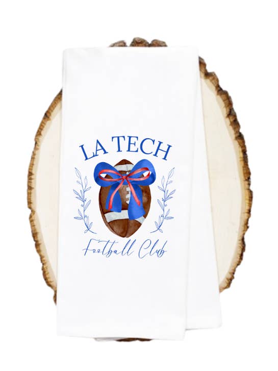 La toalla de mano La Tech para venta al por mayor de The Panicked Pelican