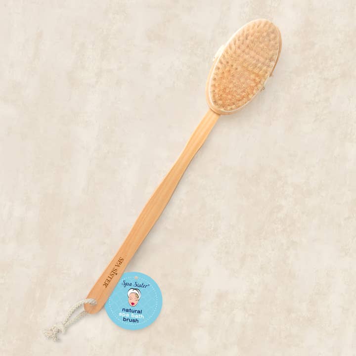 Bath Accessories Company - Wholesale Body Brush - Long Wooden Bath Brush - Detachable