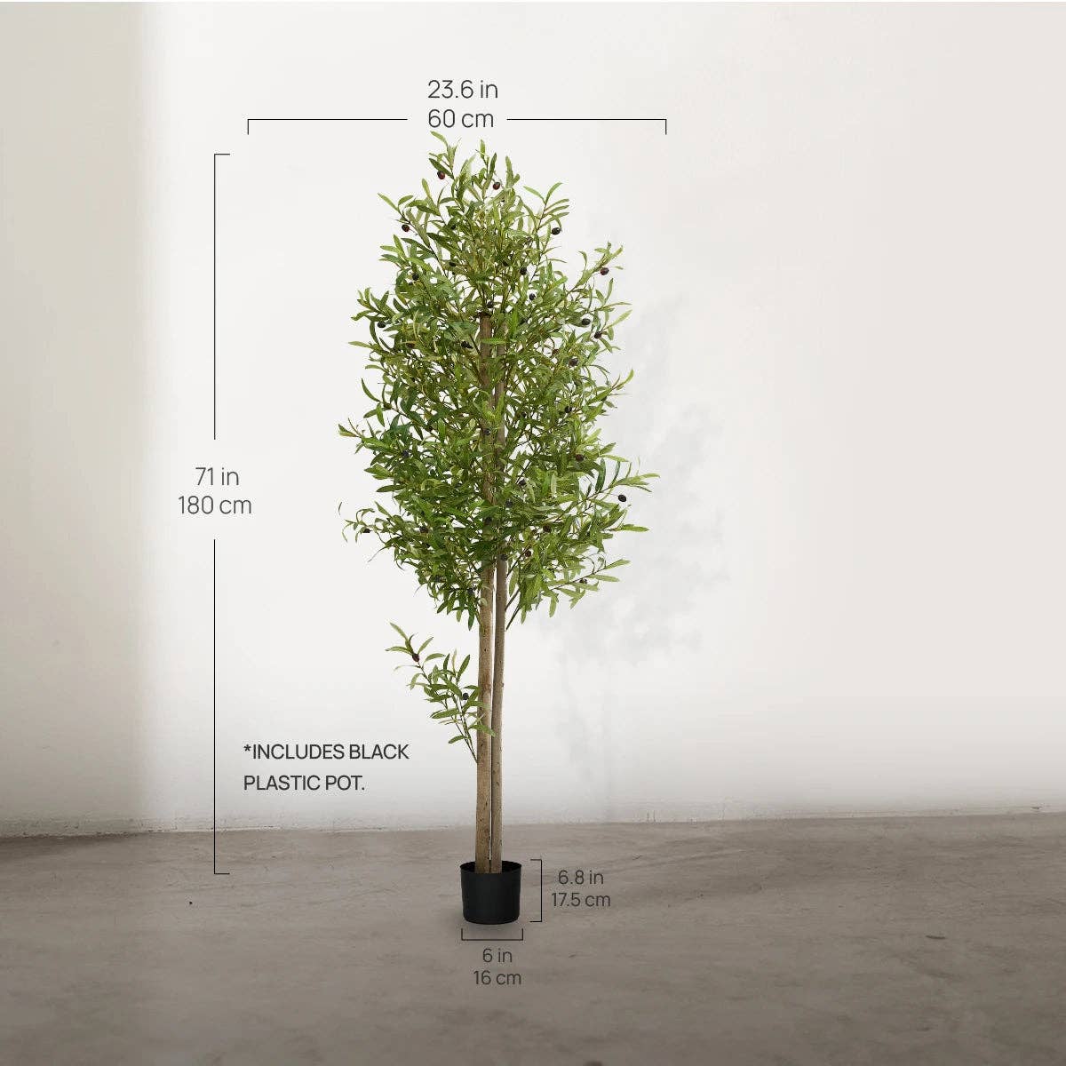Maia Shop: No Duties for the US - Wholesale Artificial Plant - 6' Artificial Olive Tree4