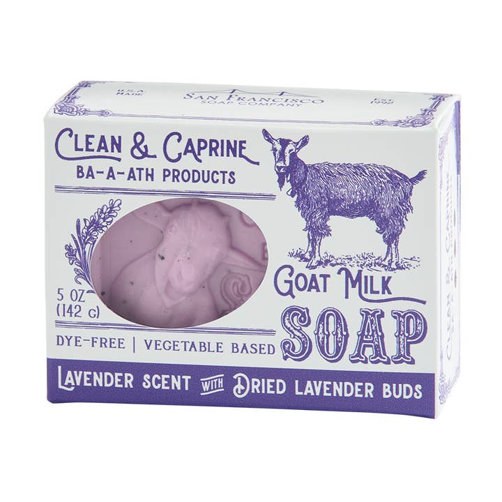 San Francisco Soap / Man Bar Soap - Wholesale Bar Soap - Lavender Goat Milk 5oz pressed bar soap