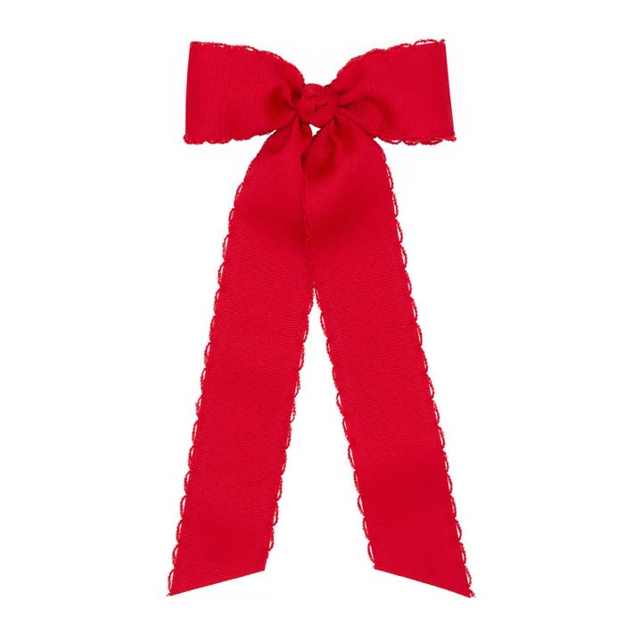 Pajarita de Mini Grosgrain - Rojo para venta al por mayor de Aubrey Kathryn Co