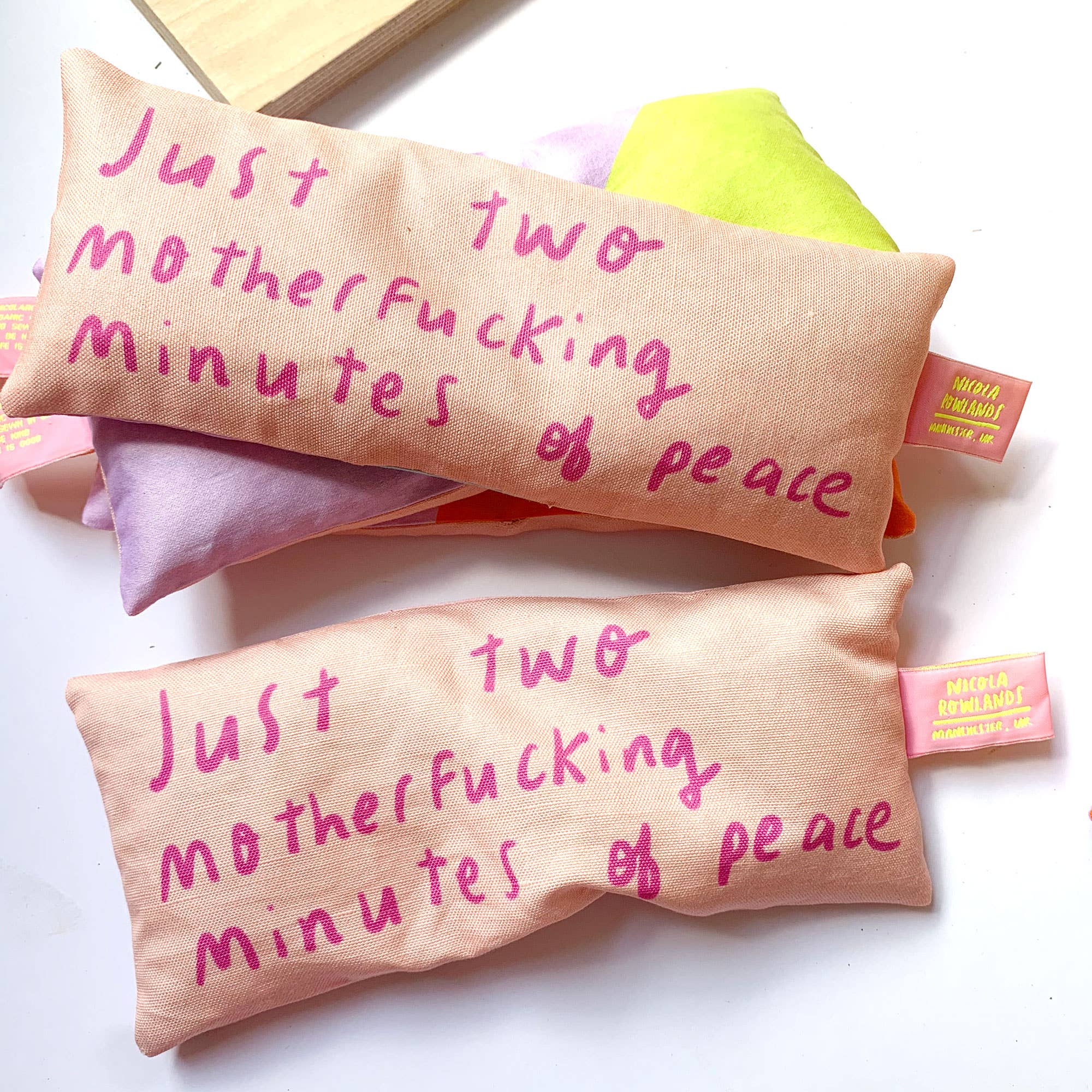 Nicola Rowlands - Wholesale Spa/Therapy Pillow - Two MF minutes lavender eyebag3