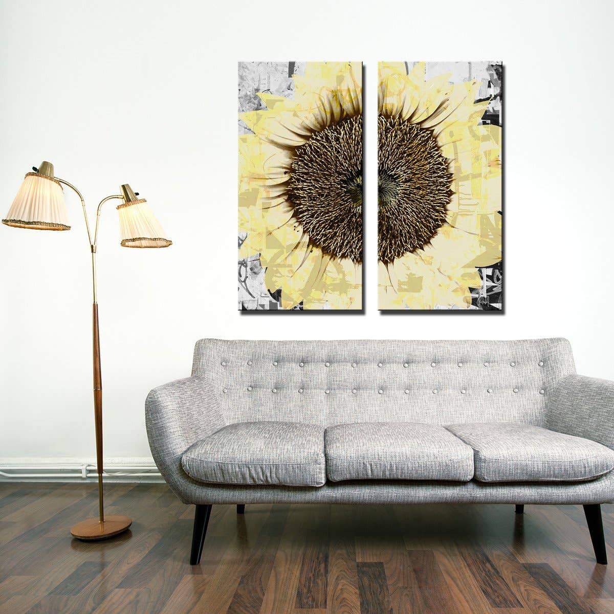 Ready2hangart, Inc. - Wholesale Schilderen/Tekenen - Geschilderde bloemblaadjes CIV' Canvas Art1