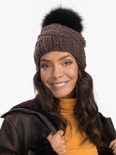 Highline Fur Beanie for wholesale by Kyi Kyi