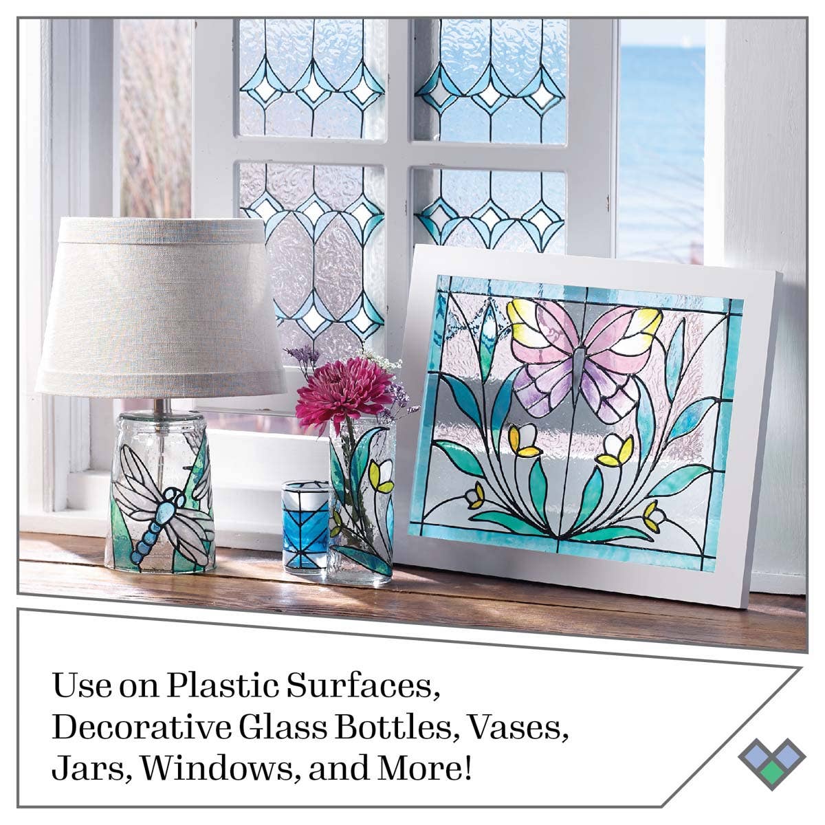 Plaid Crafts - Wholesale DIY Craft Kit - Gallery Glass ® Pattern Packs - Traditional5