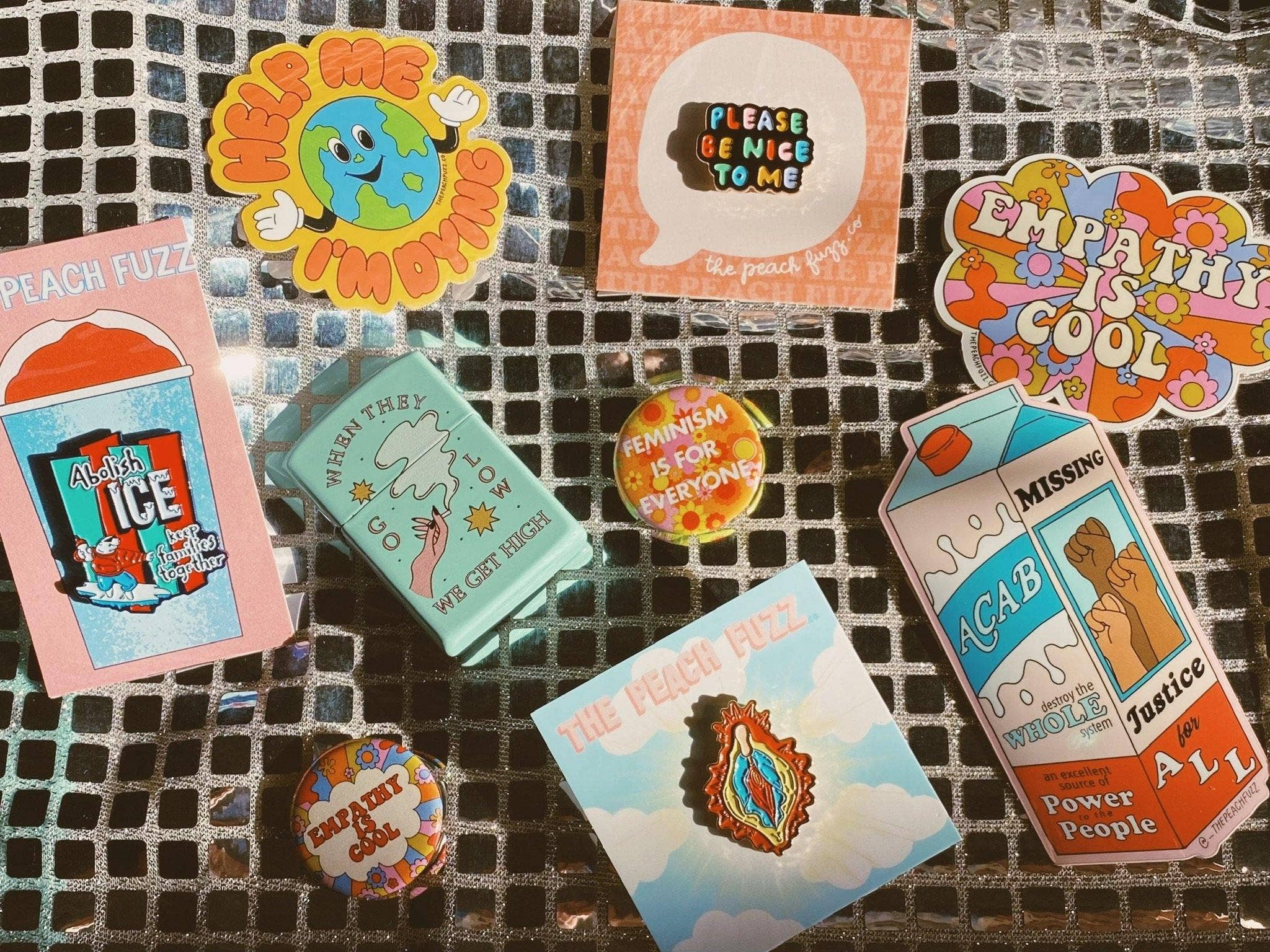 The Peach Fuzz - Wholesale Lapel Pin/Button - Vulva Mary Enamel Pin7