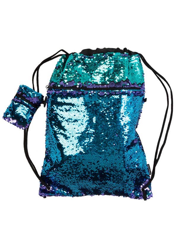 Sugar And Bruno - Wholesale Drawstring Bag - Women's - Mermaid Bag, Purple2