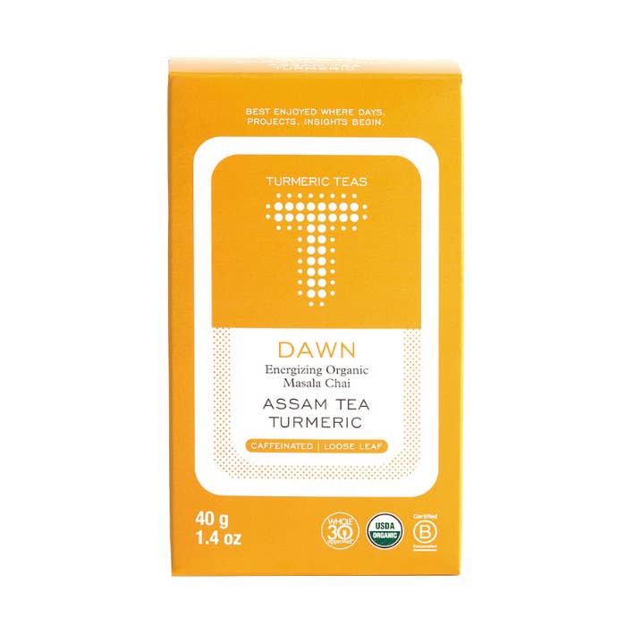 DAWN | Energizing Organic Masala Chai for wholesale by Turmeric Teas
