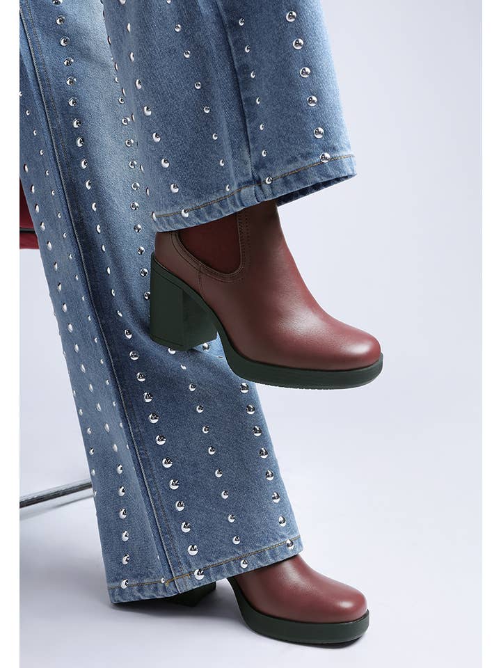 Rag Company - Wholesale Chelsea Boots - Women's - Scuala Faux Leather Chelsea Boots14