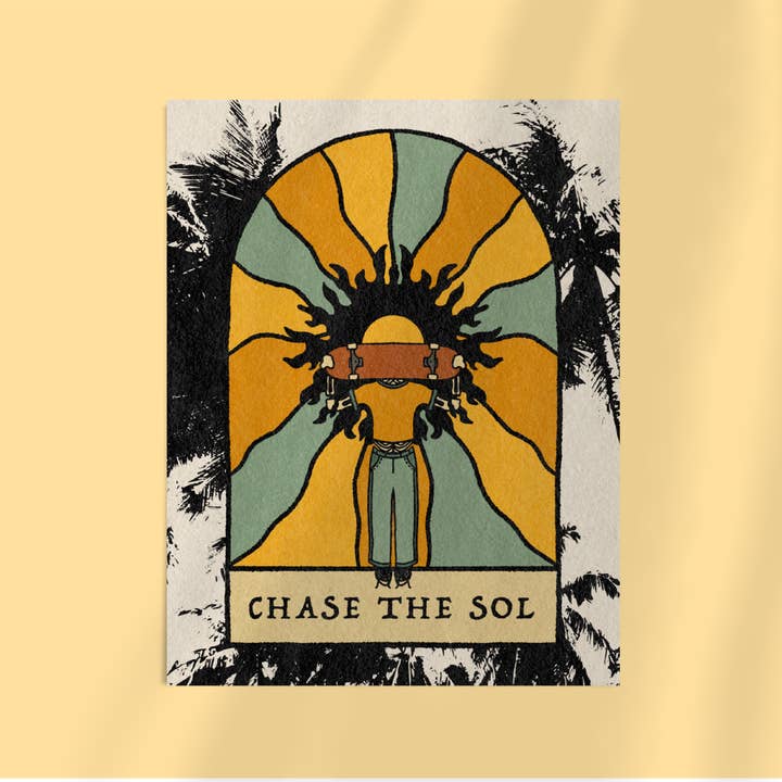 Kick Step Design - Wholesale Art Print - Chase the Sol Print1