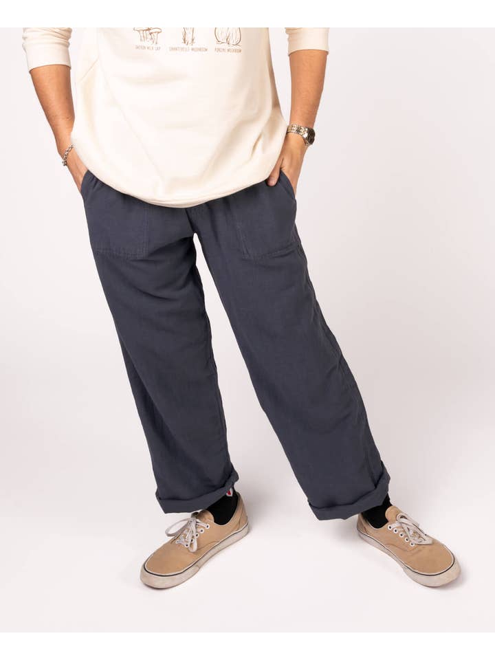 Soul Flower - Wholesale Pants - Men's - Hemp Yoga Pants - Midnight