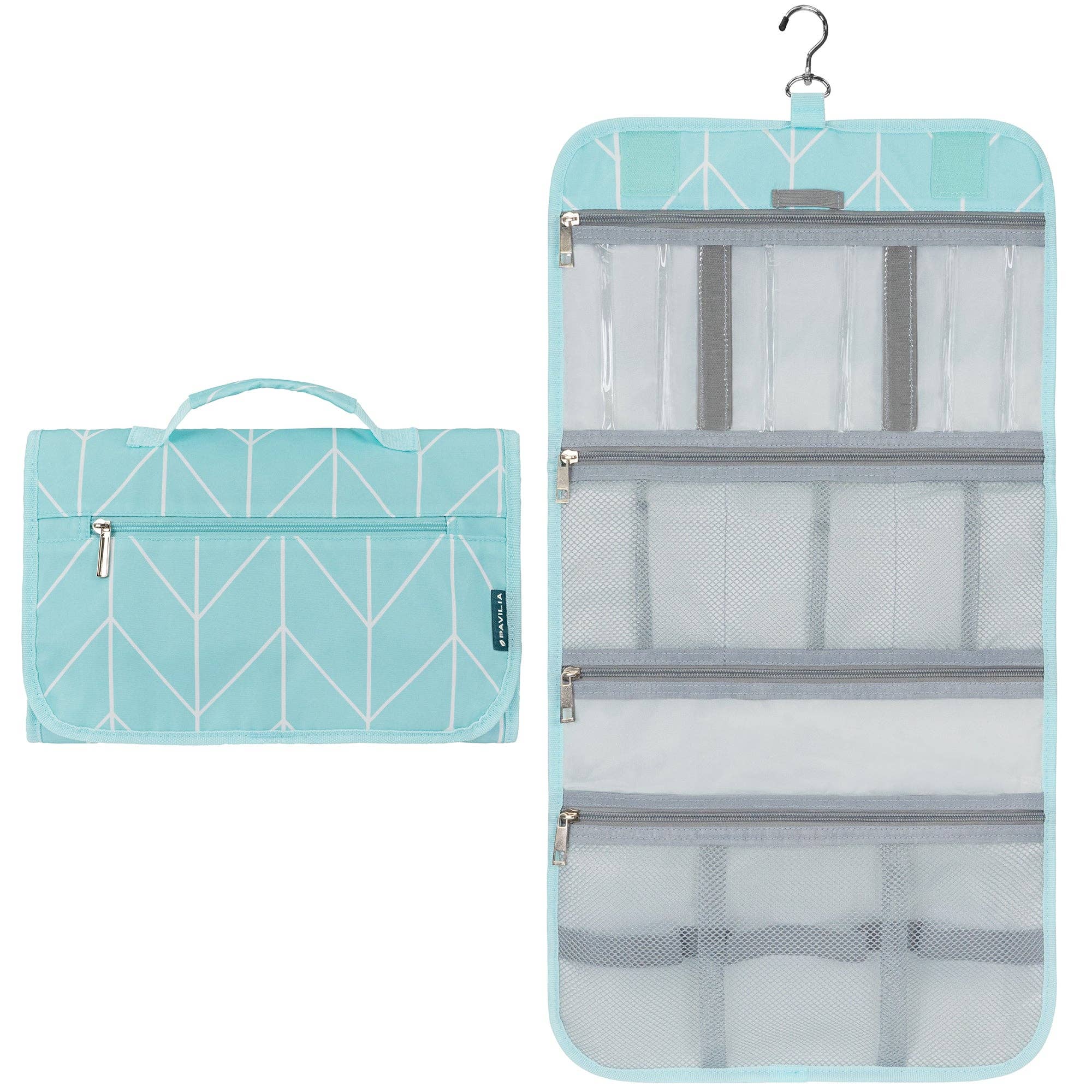 Pavilia - Wholesale Toiletry Bag - Unisex - Rollout Hanging Toiletry Organizer Bag36