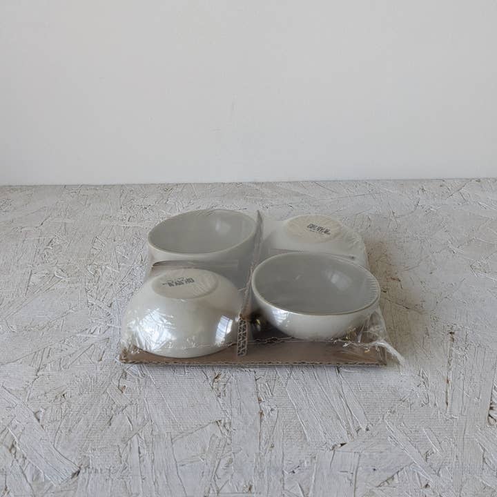 GHARYAN Stoneware & Olive Wood Tableware | USA - Wholesale Condiment/Dip Bowl - Handmade Stoneware Condiment Bowl | Dadasi 6 oz8