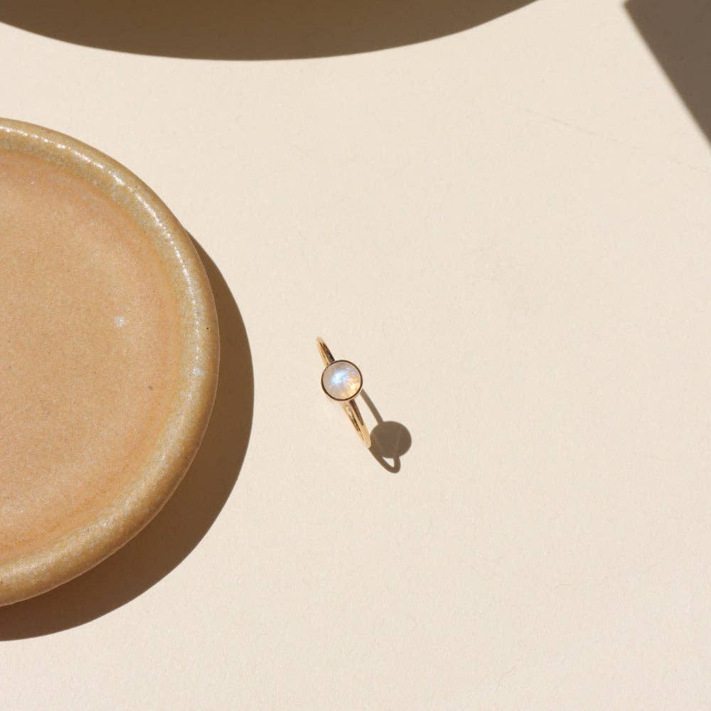 Token Jewelry - Vente Solitaire - Bague Éclat de Pierre de Lune0