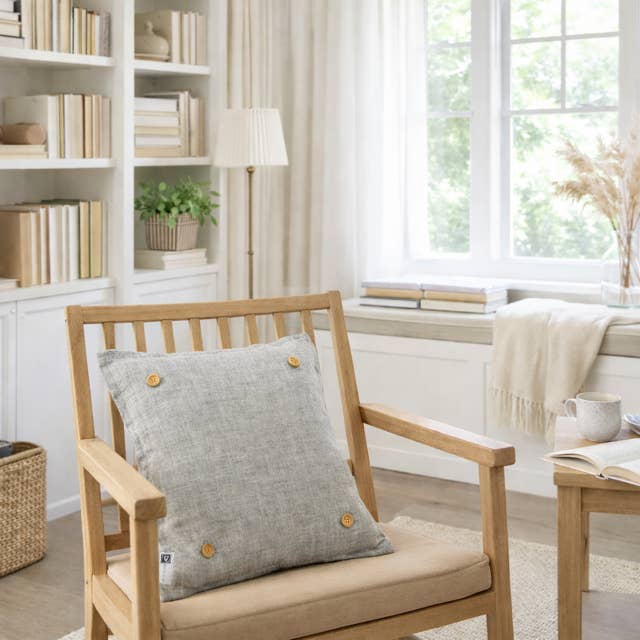 Coussin carré en charbon uniquement (avec insert) COUSSIN EN CHARBON pour la vente par PillowPanels