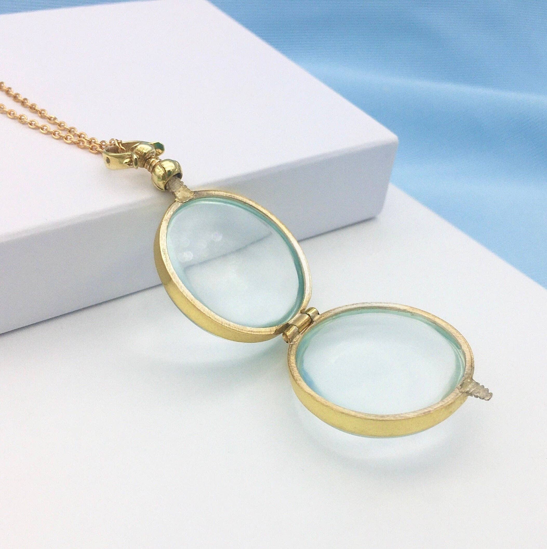 Mon Bijoux - Wholesale Medaillonkettingen - 18 kt verguld vintage gouden medaillon6