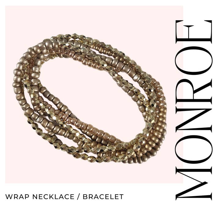 House of Sanchez - Wholesale Beaded/Pearl Necklace - Monroe - Wrap Necklace / Bracelet0