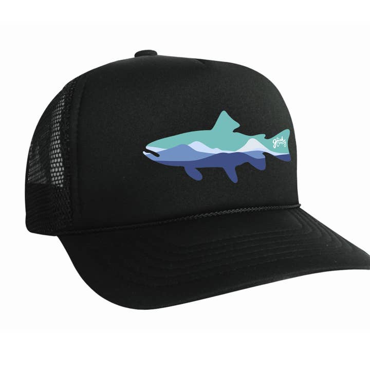Black River Trout Trucker for wholesale by The Gush Company
