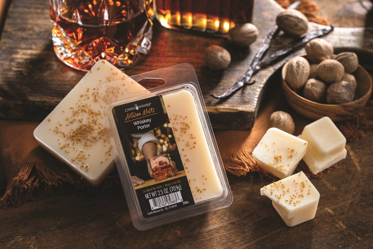 Candle Warmers Etc. Duftlampen & Kerzen – Großhandel Schmelzwachs – CANDLE WARMERS® Artisan Duftwachs WHISKEY PARLOR 70g1