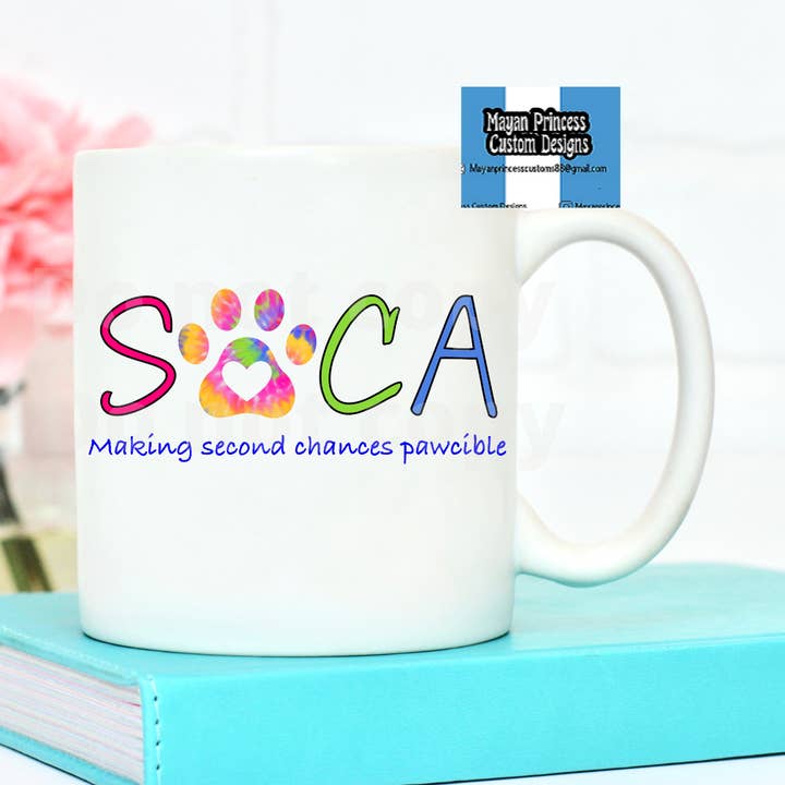 Een tweede kans mogelijk maken | Koffiemokken voor wholesale door Mayan Princess custom designs