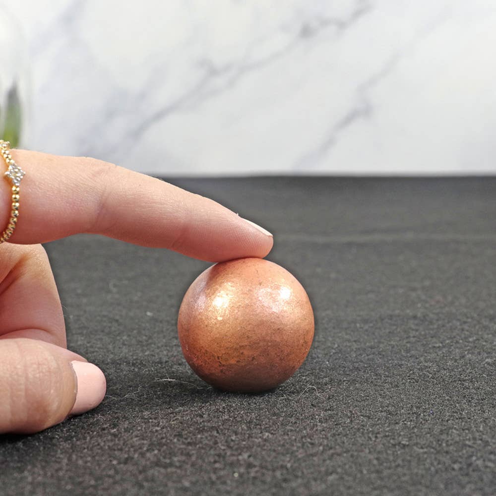 Natures Artifacts Inc - Vente Pierre et cristal de spiritualité - Sphère en cuivre - Cuivre pur du Michigan2