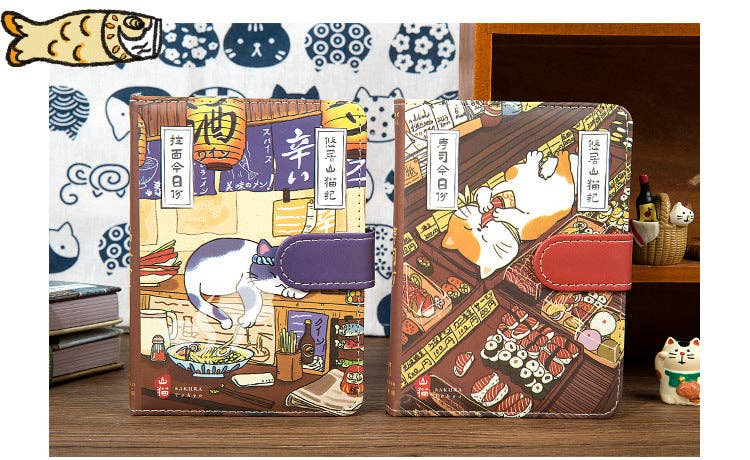 Gohobi （We cover U.S. import duties） - Wholesale Notebook - Gohobi Japanese Cat Magnetic Notebook, Monthly Planner, Study Notebook, Pocket Diary15