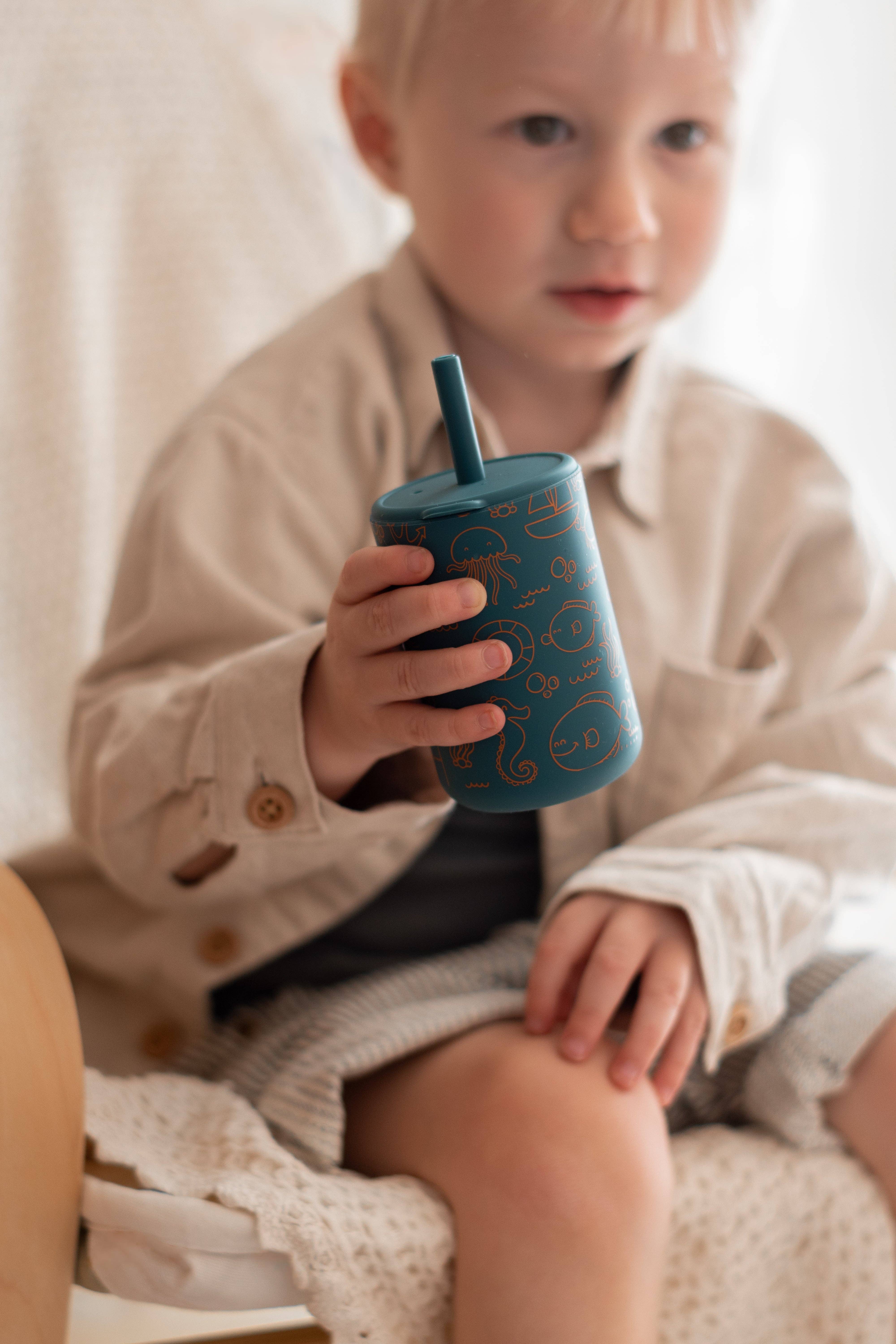 Over the Dandelions - Wholesale Drinking Glass/Cup - Kids & Baby - Mini Smoothie Cup Sea Friends3