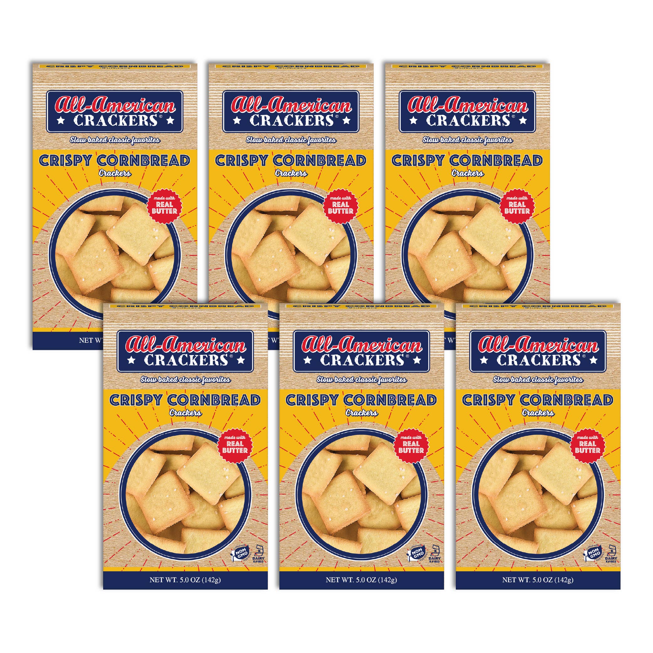 Partners Crackers - Wholesale Crackers - Crispy Cornbread Snack Crackers2