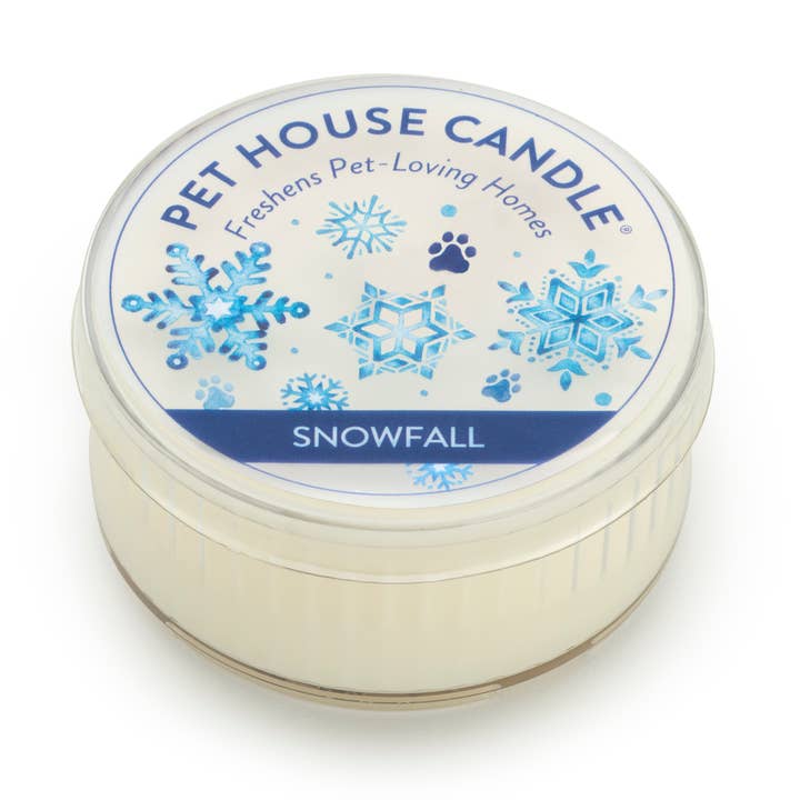 Snowfall Mini Candle 1.5 oz for wholesale by Pet House by One Fur All